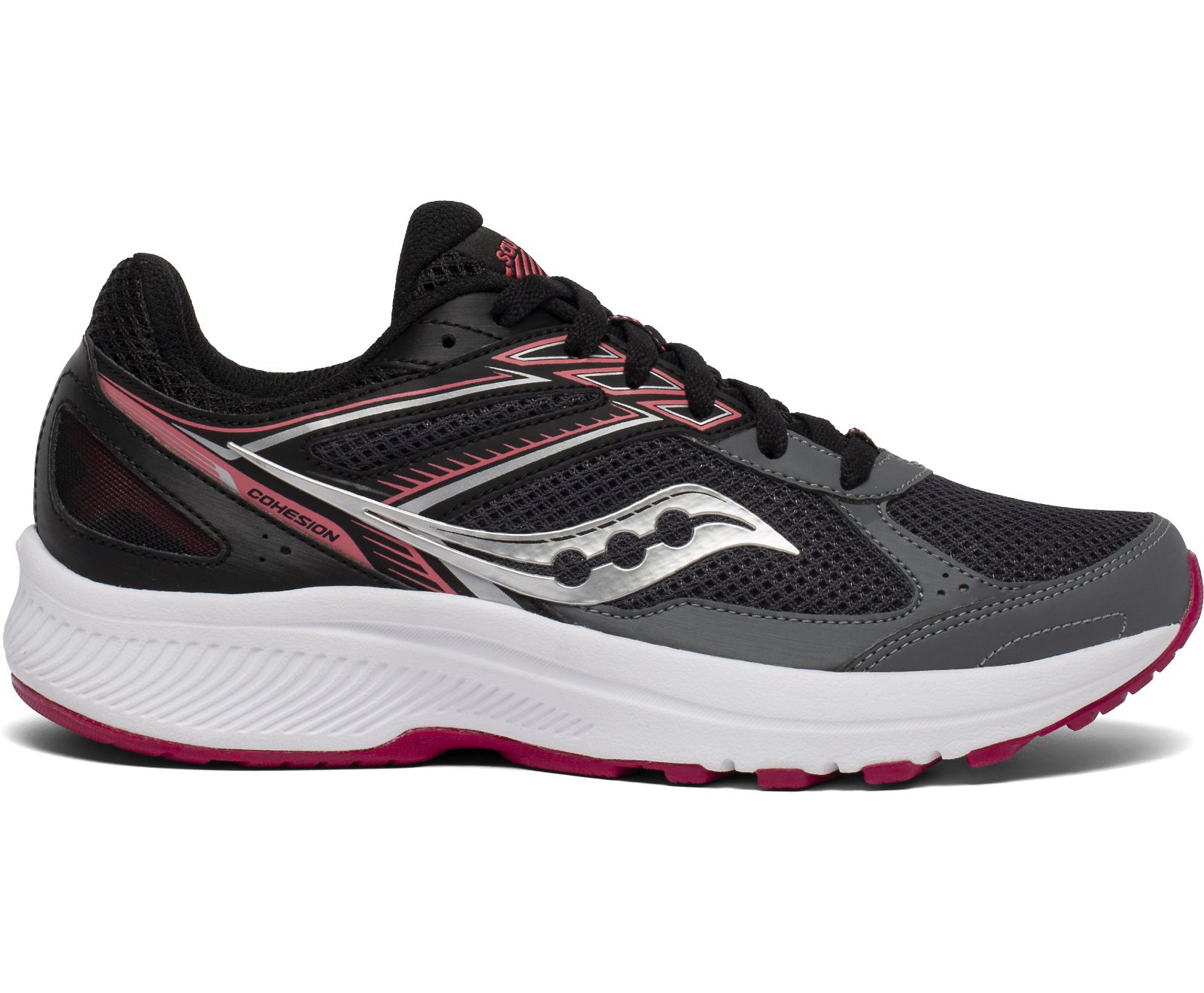 Saucony Cohesion 14 Women\'s Running Shoes Grey / Coral | AU 093GSOL